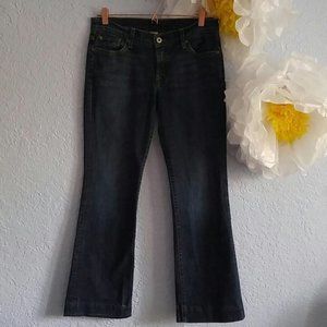 Lucky Brand Dark Wash Bootcut by Gene Montesano SZ 8